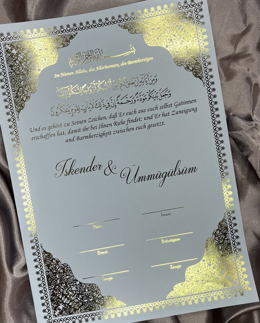 Zertifikat Nikkah Doha - elle A cette