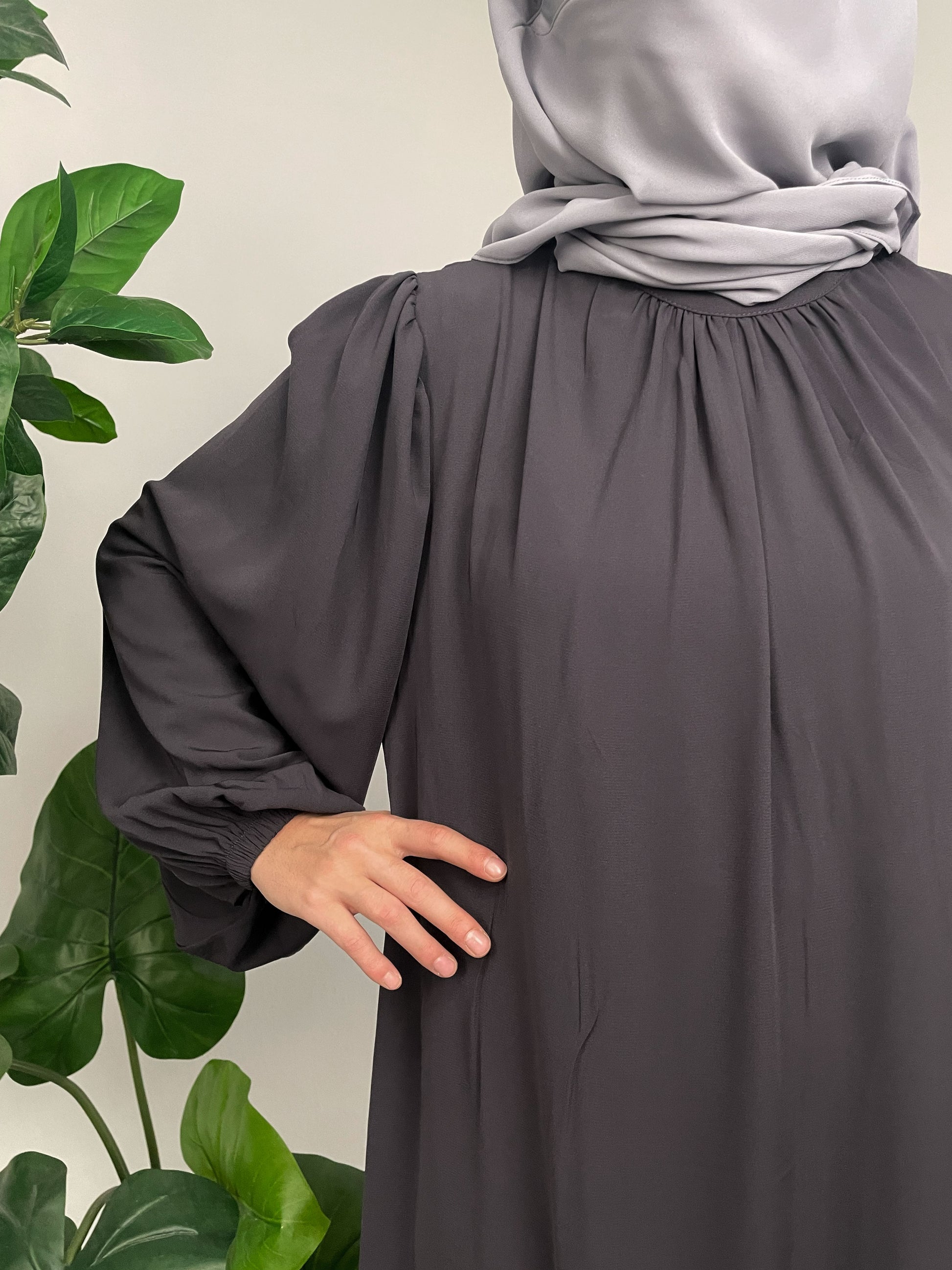 Abaya Anthrazit - elle A cette