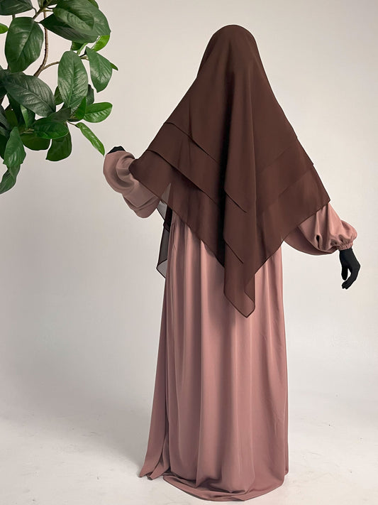 Abaya Hellbraun - elle A cette