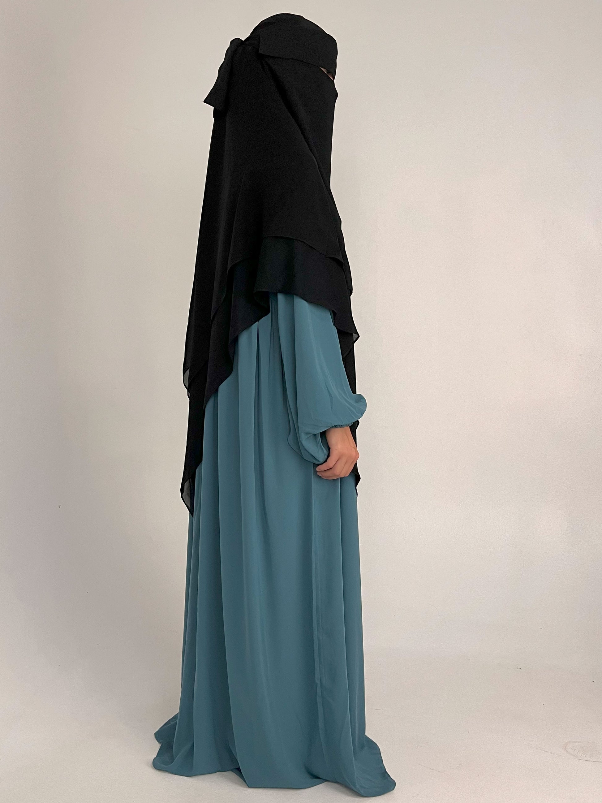 Abaya Türkis - elle A cette