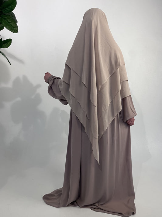 Abaya Beige - elle A cette