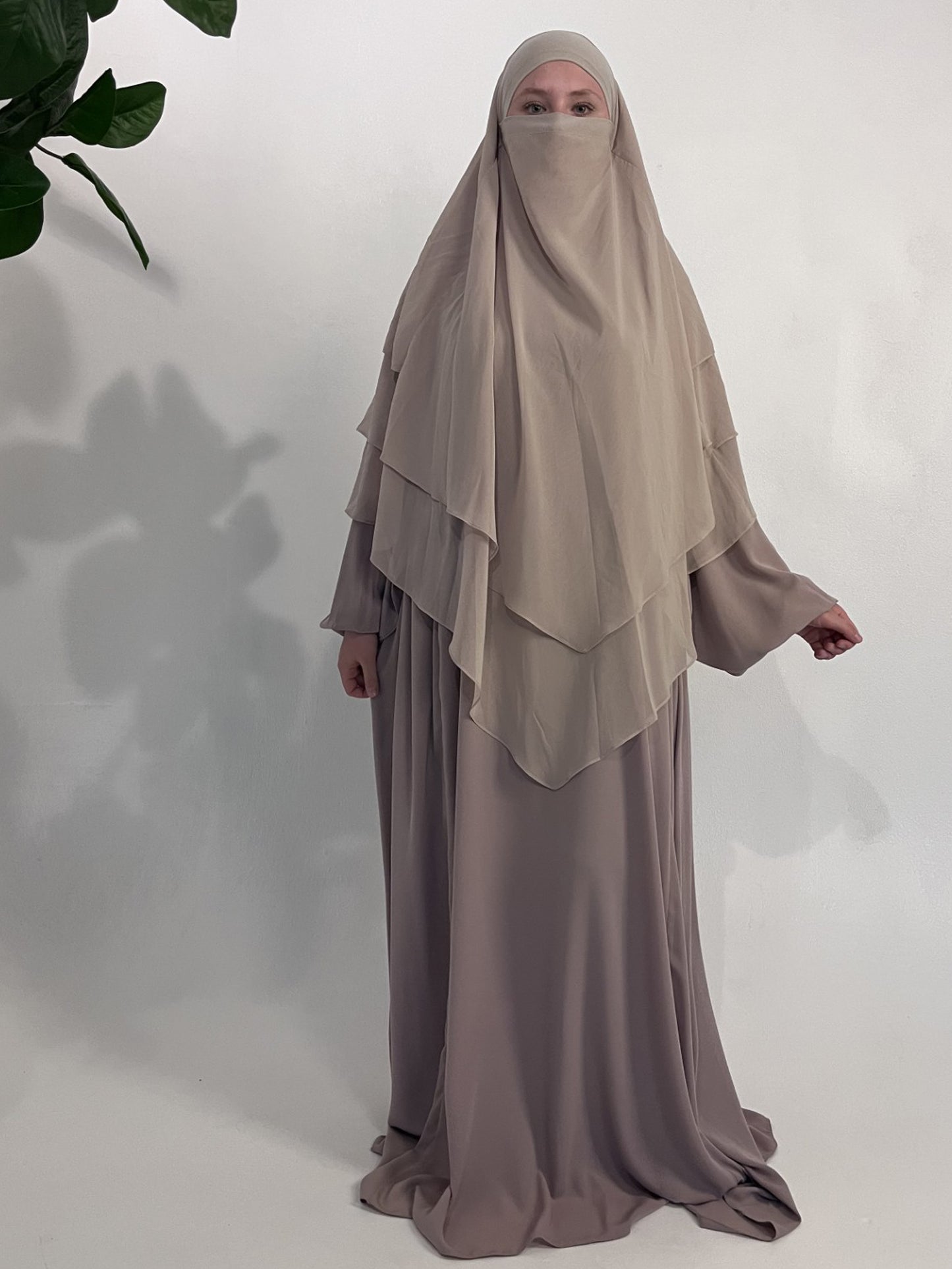 Khimar Beige - elle A cette