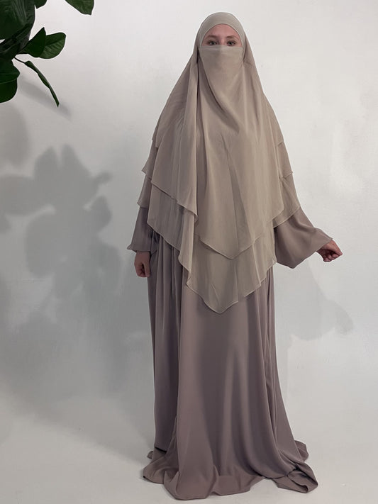Khimar Beige - elle A cette
