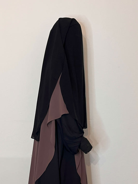 Niqab Saudi Schwarz - elle A cette