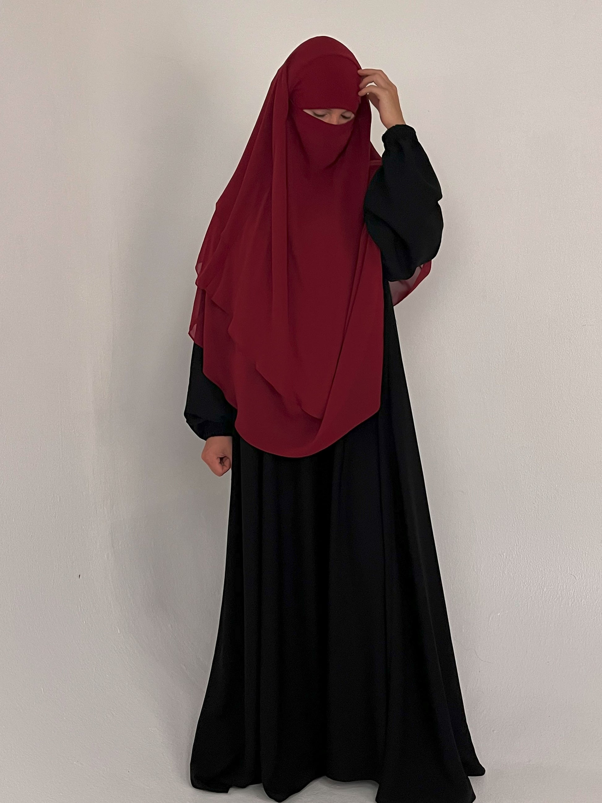 Khimar Dunkelrot - elle A cette