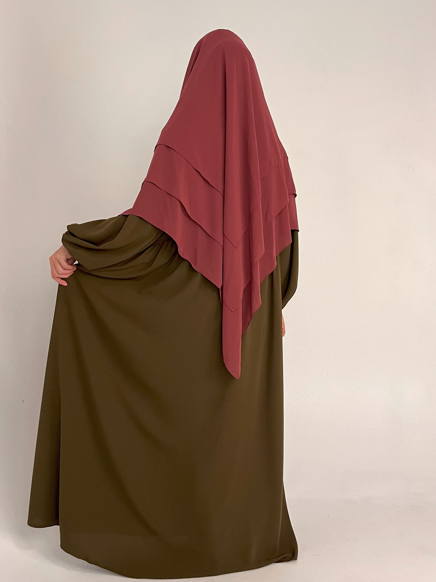 Khimar Dunkelrosa - elle A cette