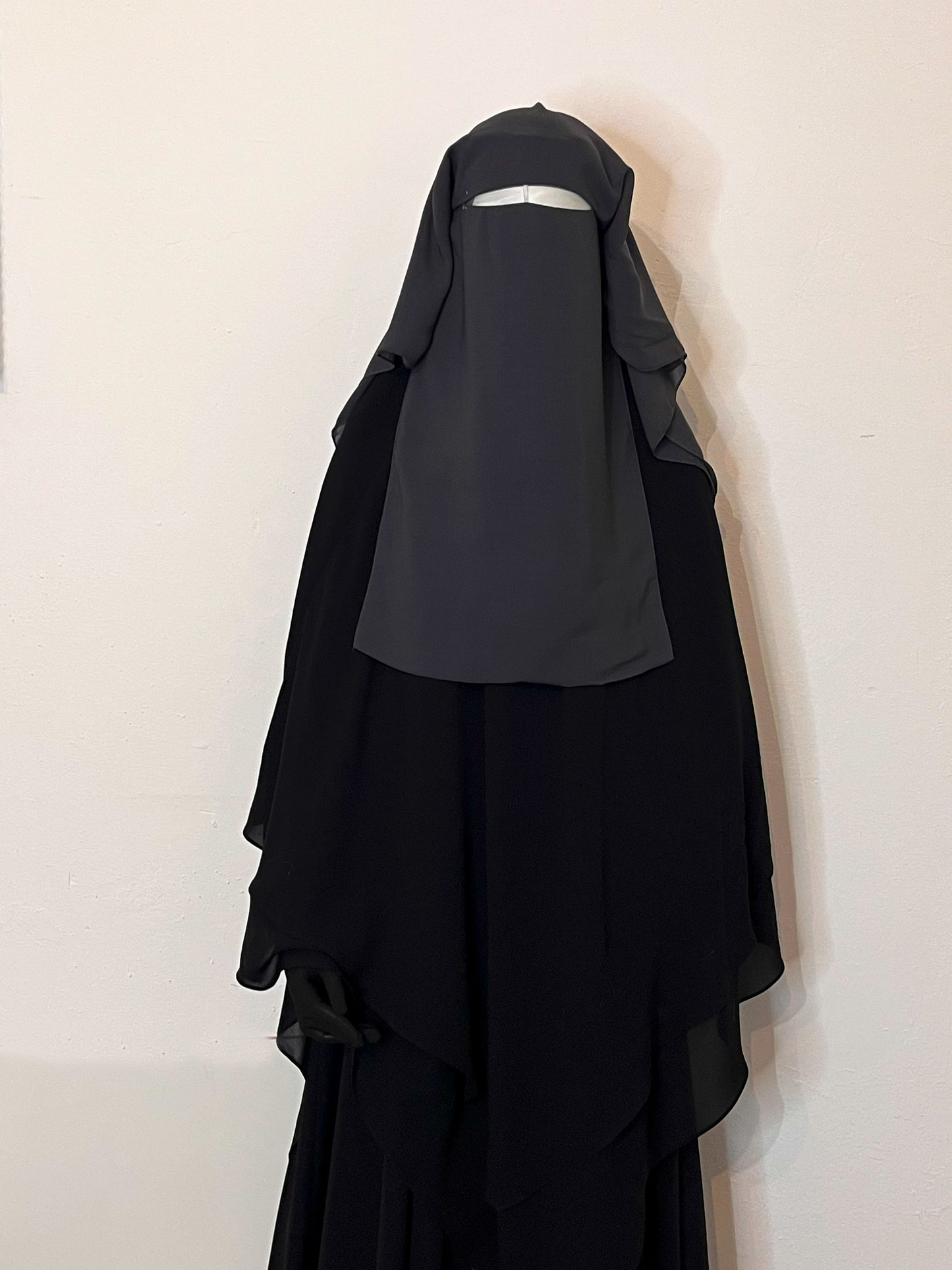 Niqab Saudi Anthrazit - elle A cette