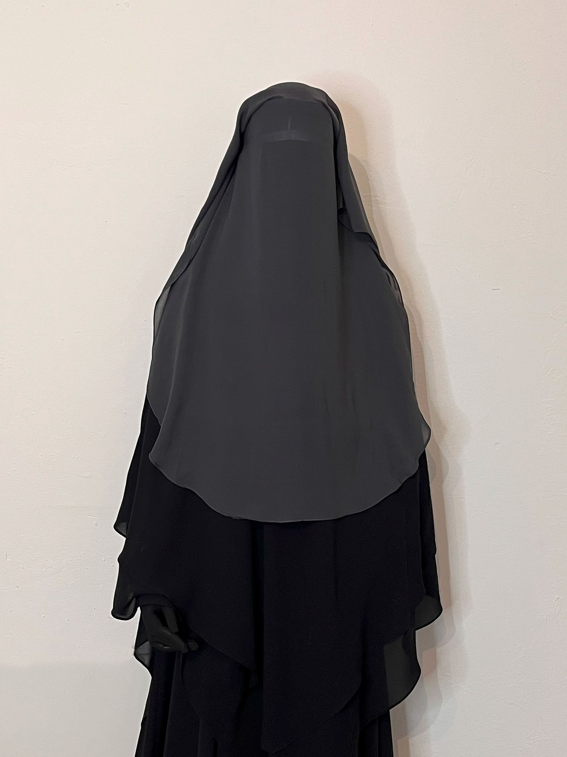 Niqab Saudi Anthrazit - elle A cette