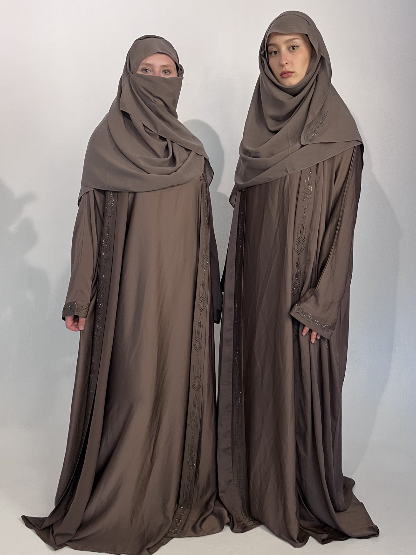 Abaya Kimono Alt Taupe - elle A cette