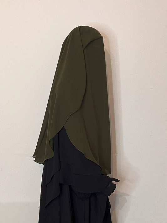 Niqab Saudi Khaki - elle A cette