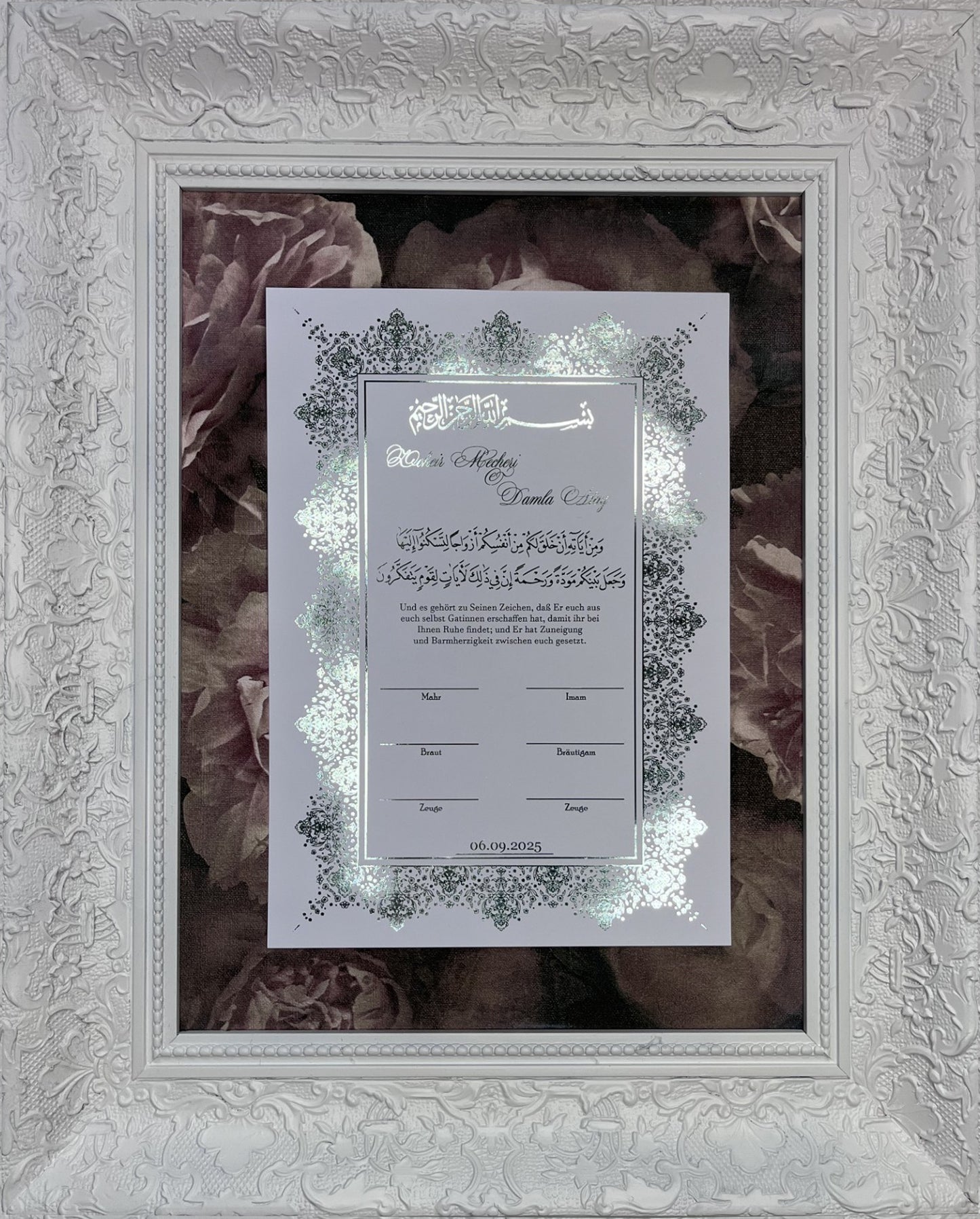Zertifikat Nikkah Istanbul - elle A cette