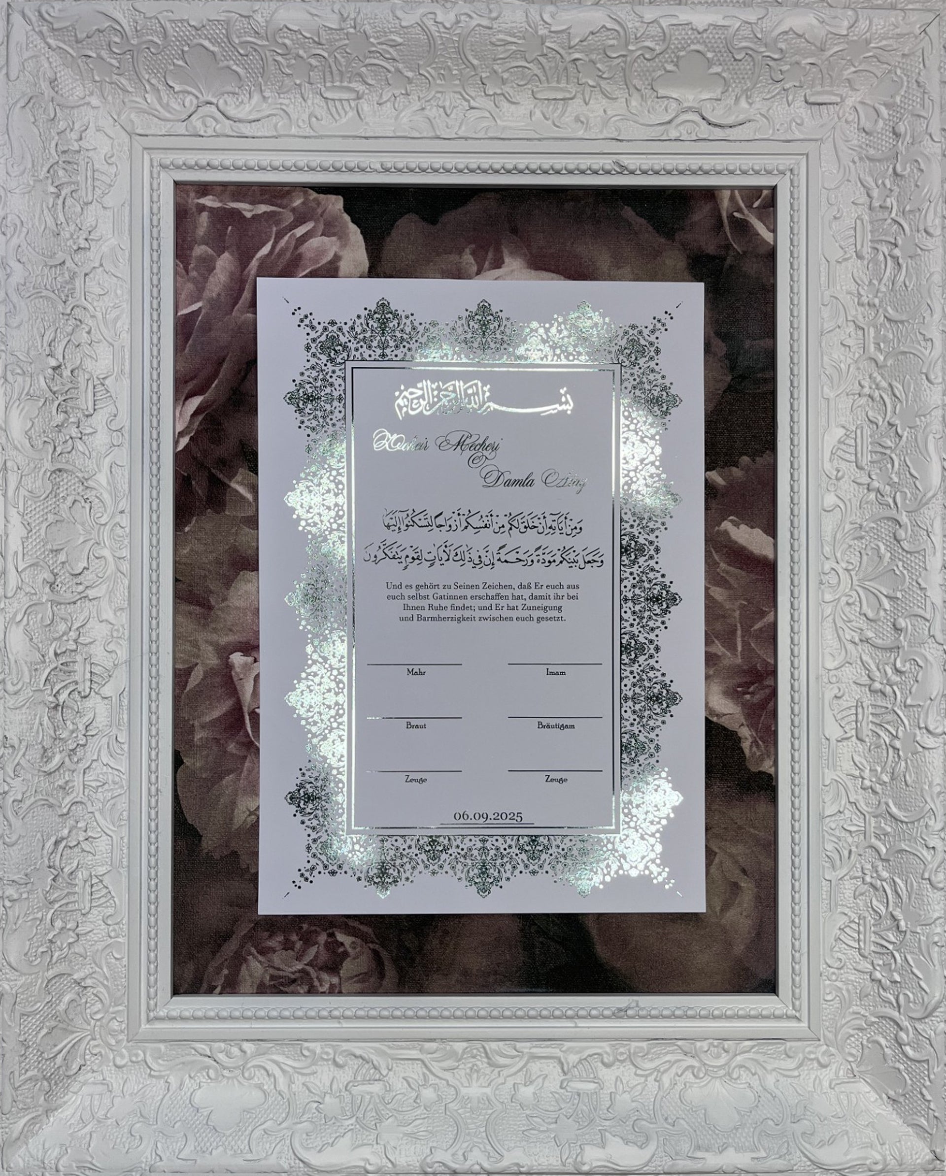 Zertifikat Nikkah Istanbul - elle A cette
