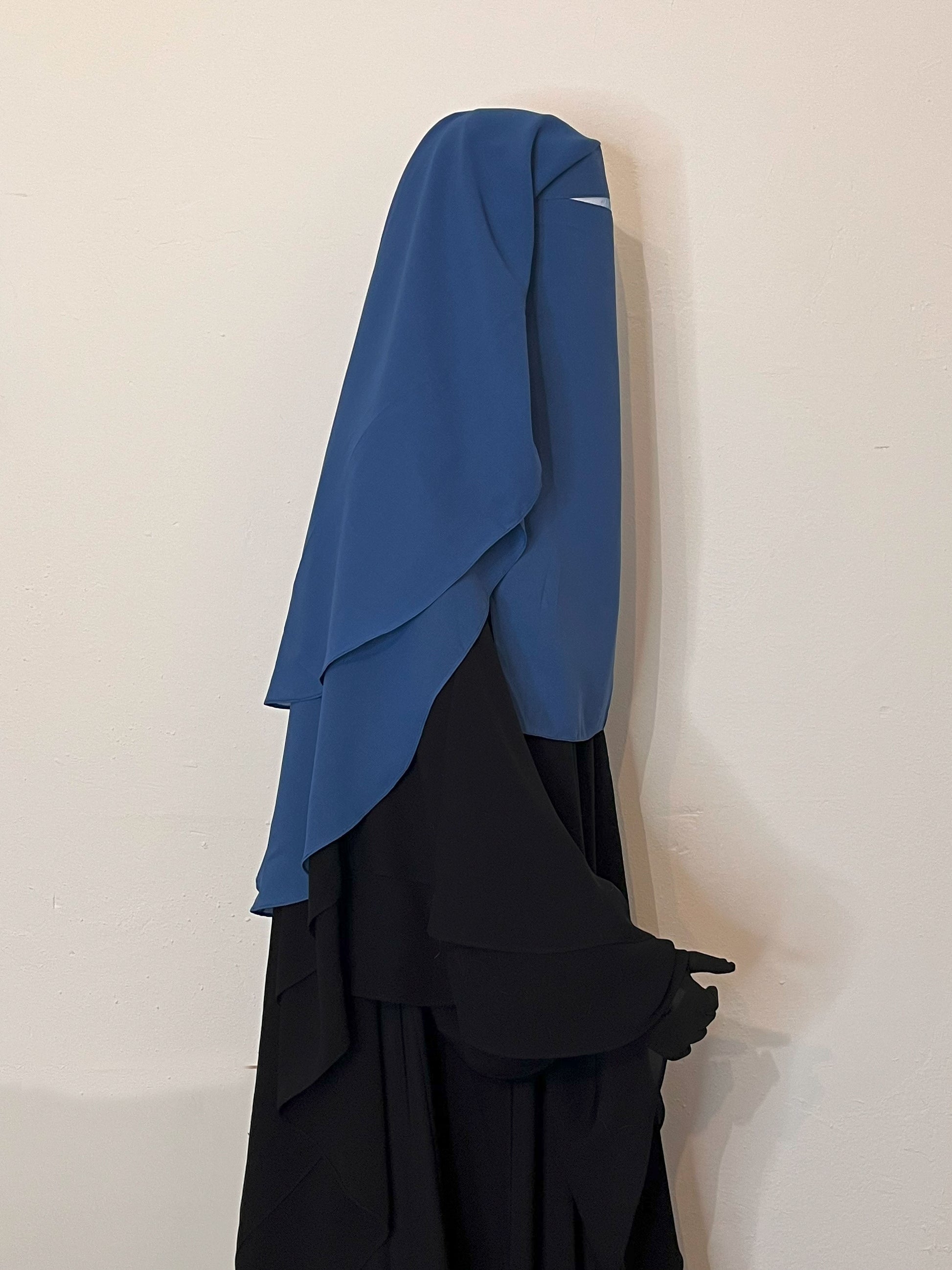 Niqab Saudi Blau - elle A cette