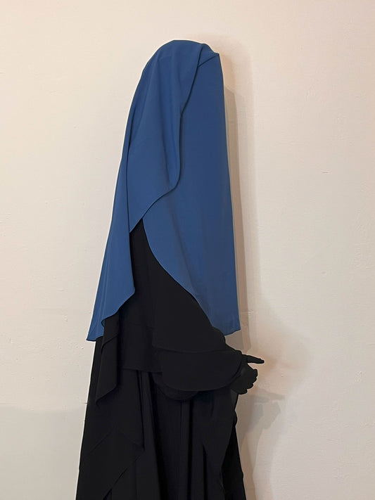 Niqab Saudi Blau - elle A cette