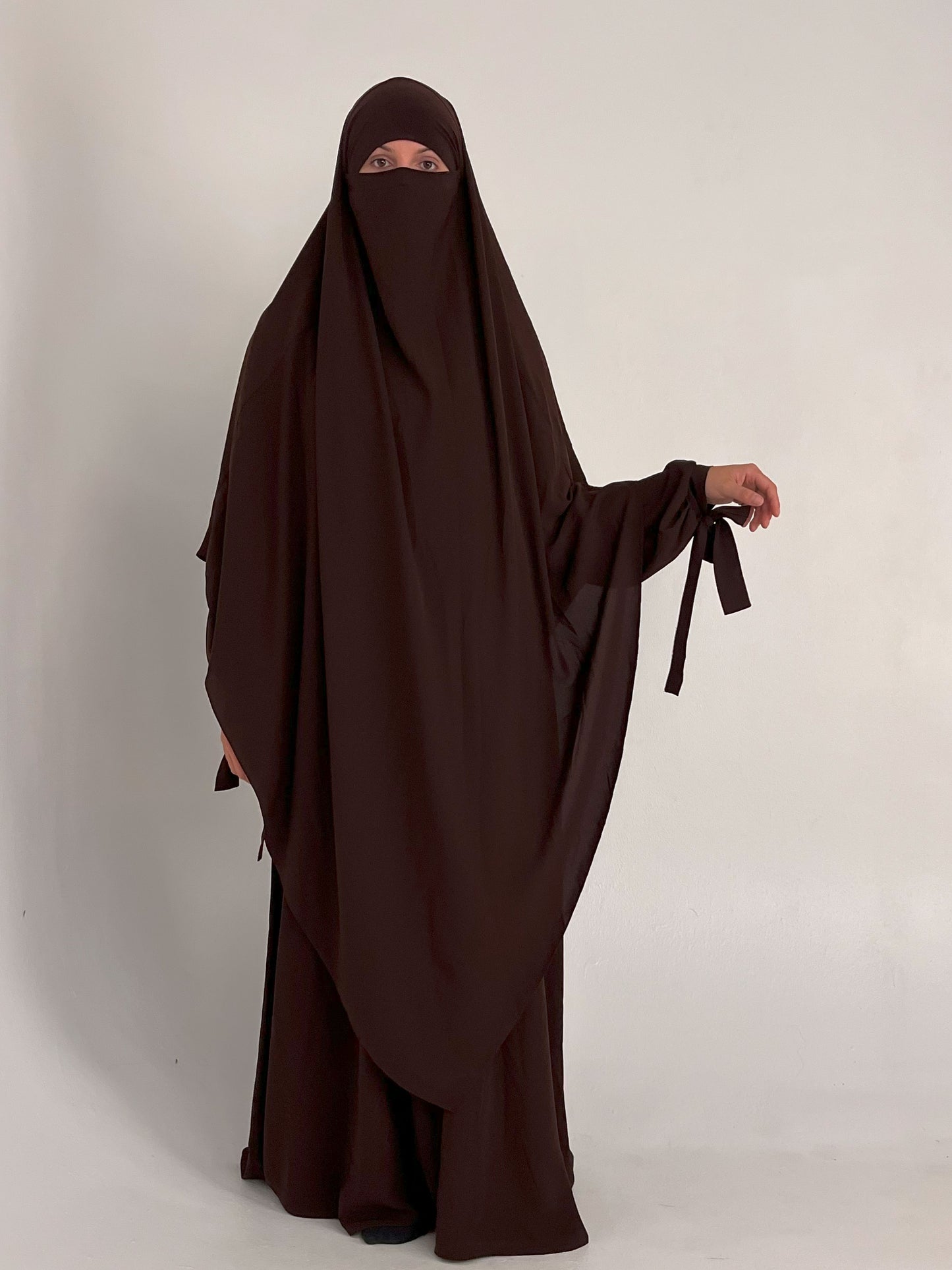 Abaya mit Schleifen - elle A cette
