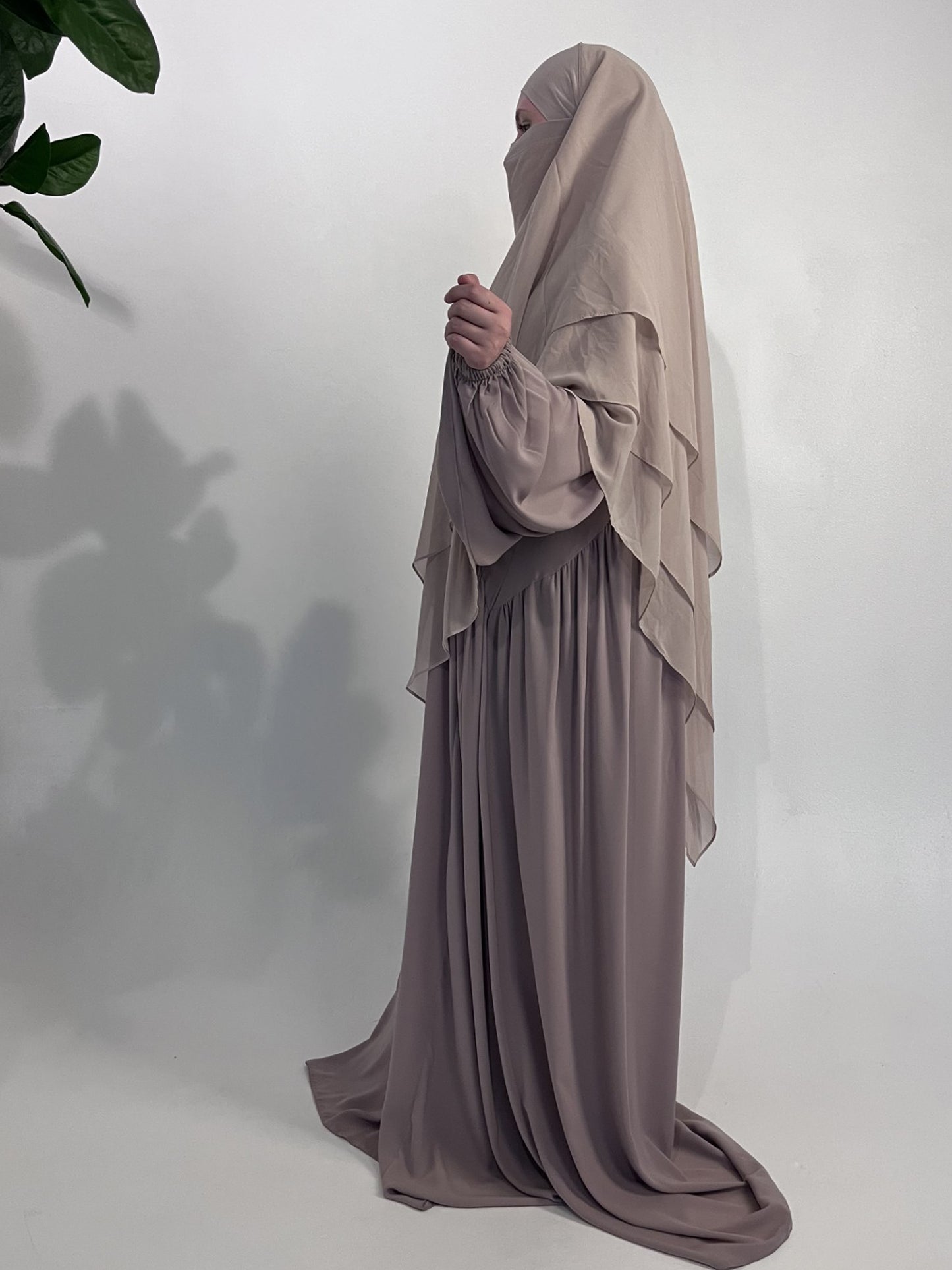 Khimar Beige - elle A cette