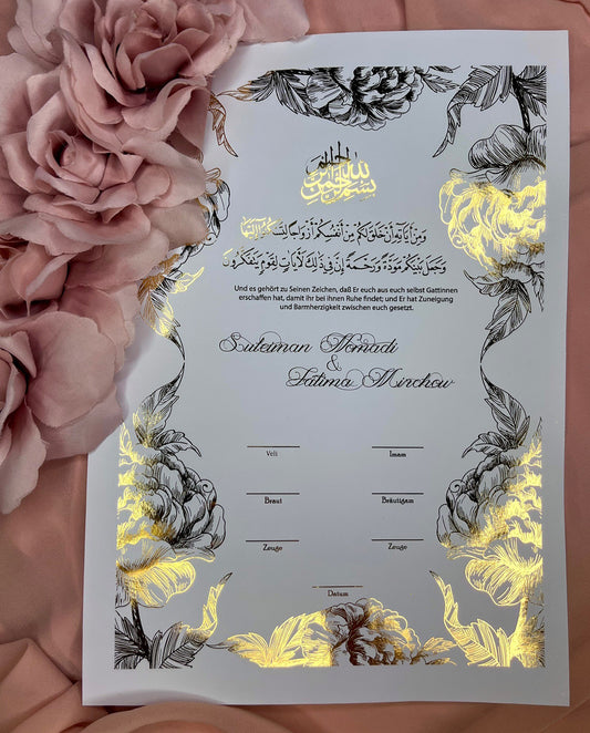Zertifikat Nikkah Medina - elle A cette