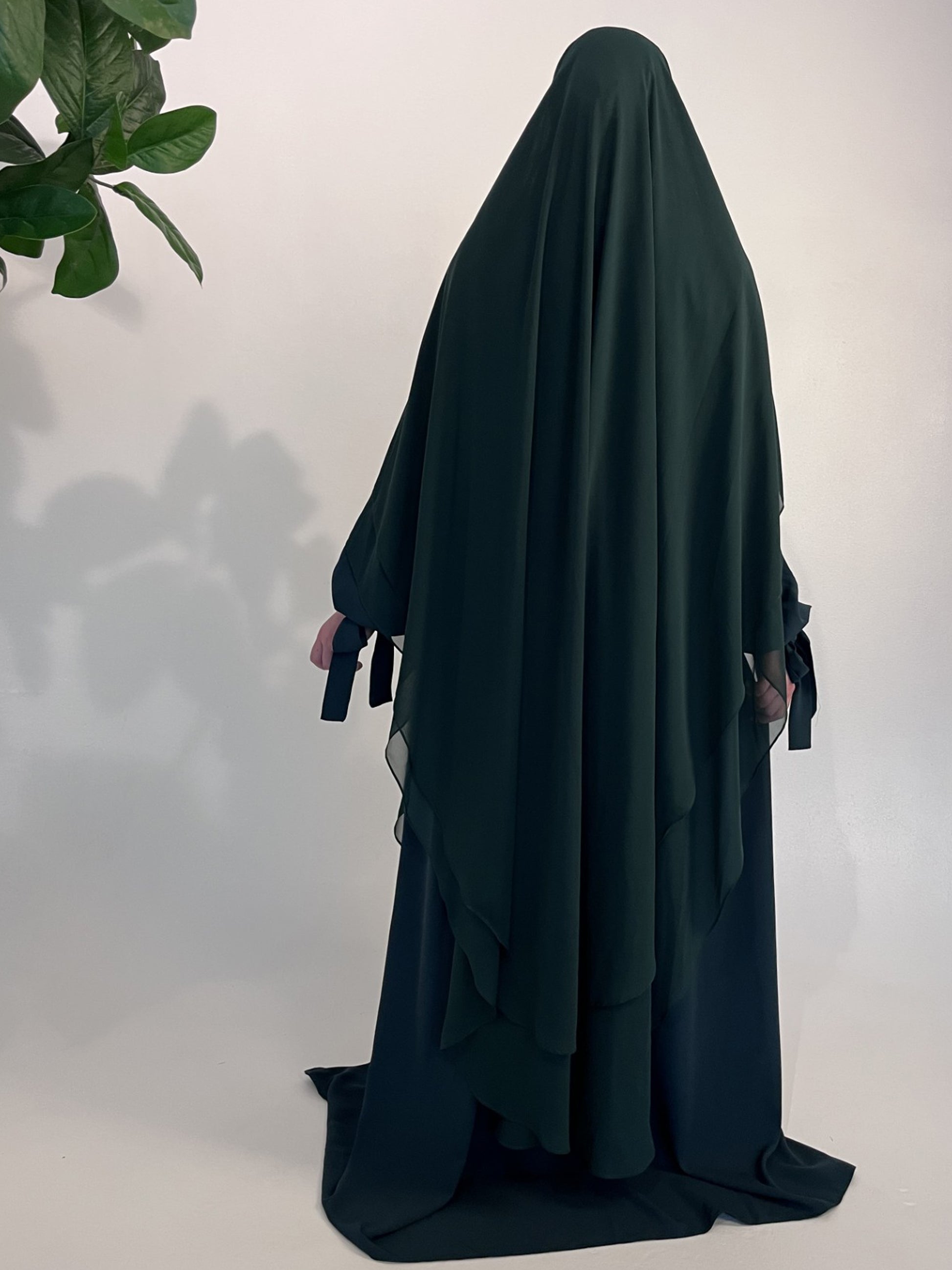 XXLKhimar Chiffon Smaragdgrün - elle A cette