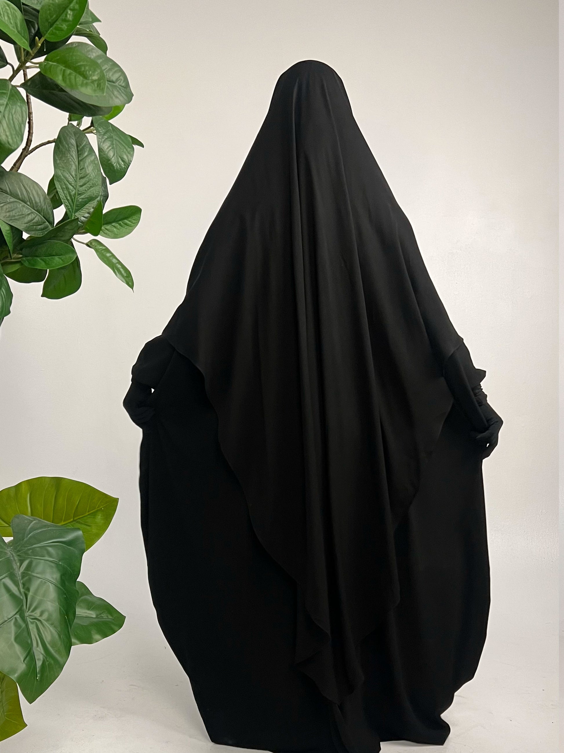 XXL Khimar Schwarz - elle A cette