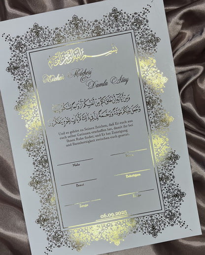 Zertifikat Nikkah Riyad - elle A cette