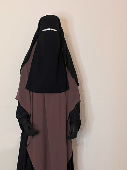 Niqab Saudi Schwarz - elle A cette