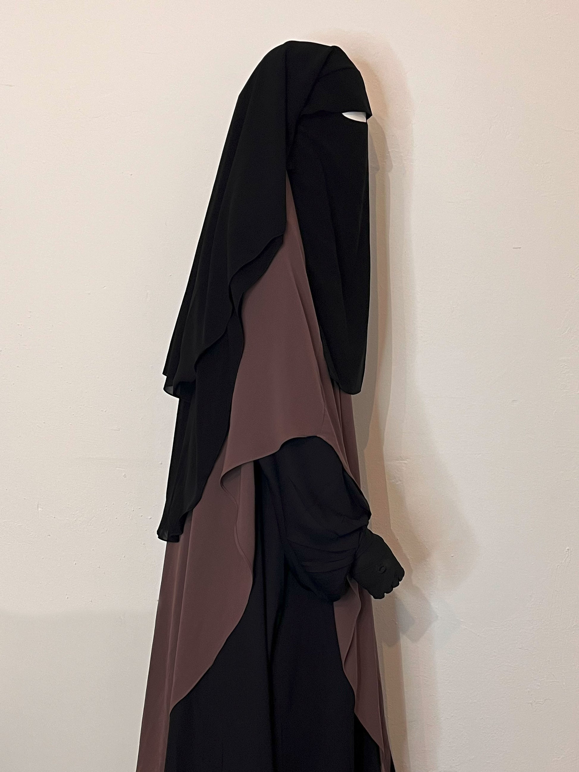 Niqab Saudi Schwarz - elle A cette