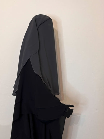 Niqab Saudi Anthrazit - elle A cette