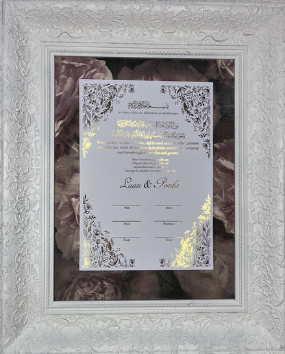 Zertifikat Nikkah Damaskus - elle A cette