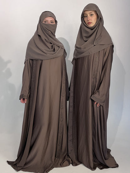 Abaya Kimono Alt Taupe - elle A cette