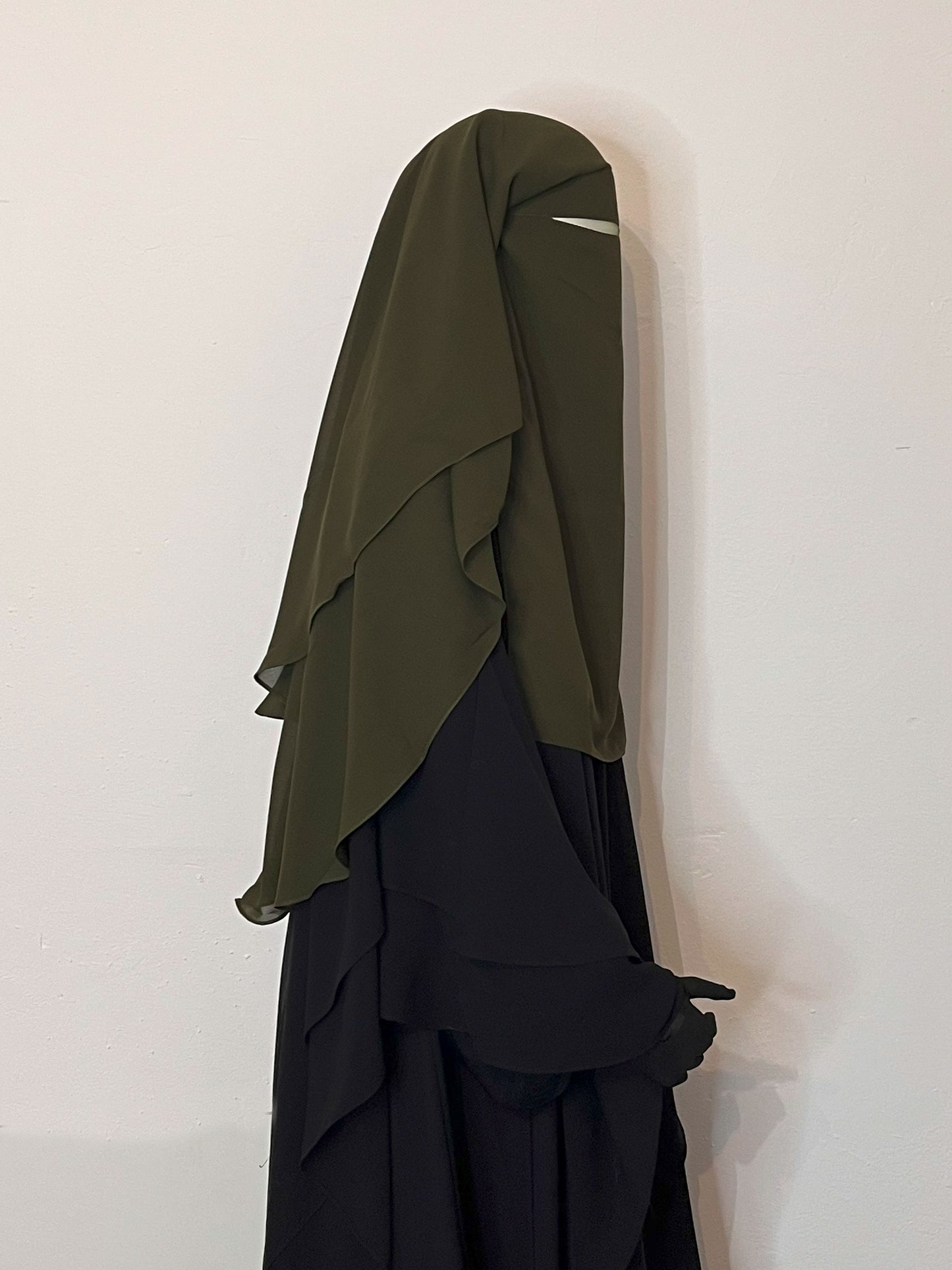 Niqab Saudi Khaki - elle A cette