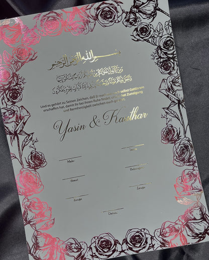 Zertifikat Nikkah Casablanca - elle A cette