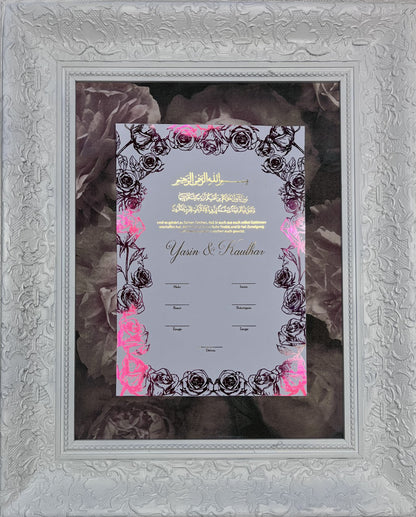 Zertifikat Nikkah Casablanca - elle A cette