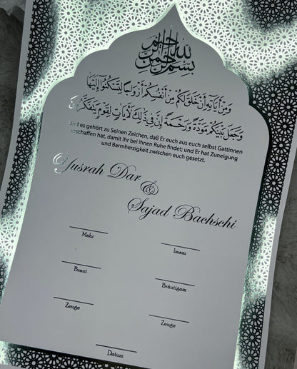 Nikkah Zertifikat Orient - elle A cette